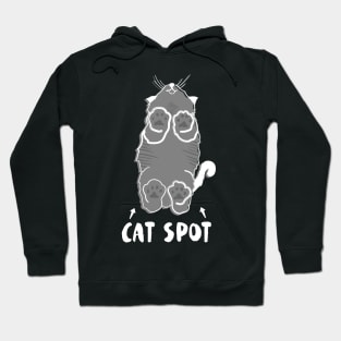 Cat Spot (white) Hoodie